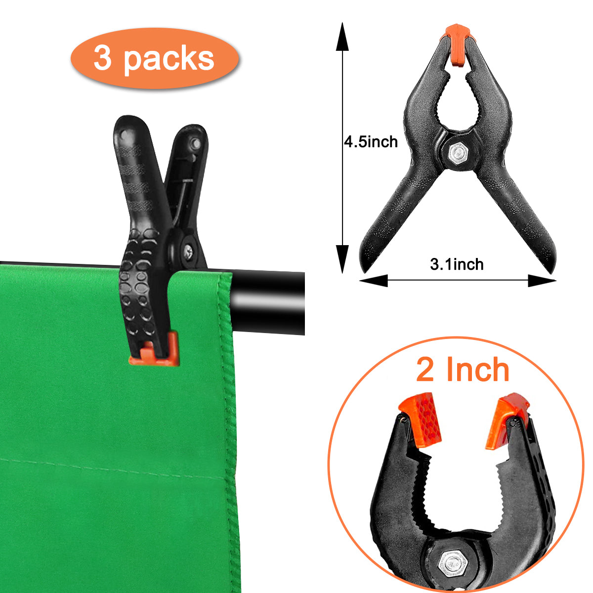 Heysliy Green Screen Backdrop with Stand Kit, 6.5 X 6.5 Ft Portable Green Screen Stand with 5 X 6.5 Ft Greenscreen for Streaming,Video Gaming,Zoom